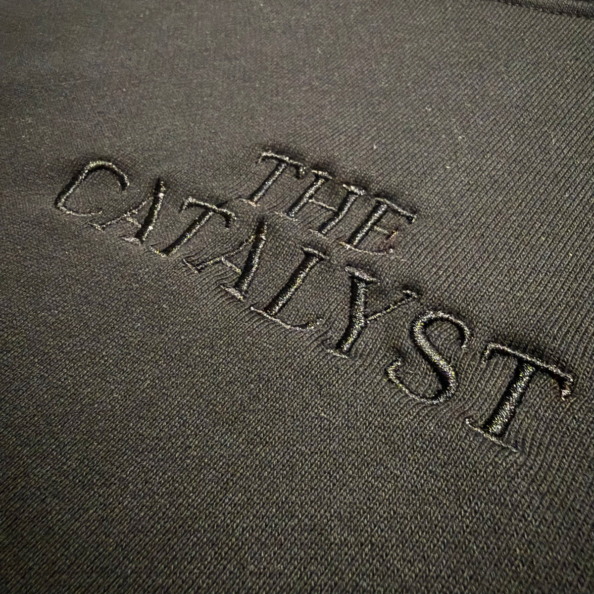 The Catalyst Hero Hoodie — Black