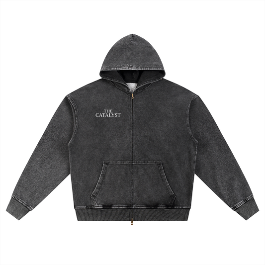 The Catalyst Snow Wash Zip Hoodie (ITSWY)